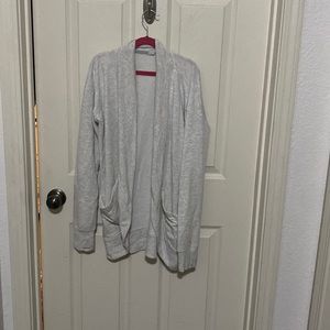 Athleta girl gray cardigan